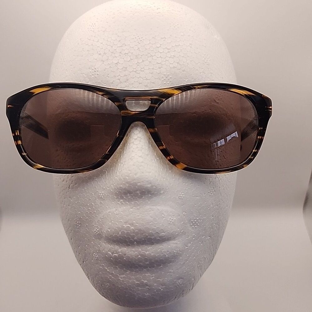 DKNY Sunglasses 7812S 315 52-17-140 Tort Striped Aviator Pilot Retro Unisex